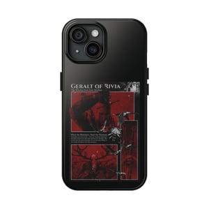 Witcher Geralt von Rivia Handyhülle, Stahl für Menschen Silber für Monster Schutzhülle Bild 4