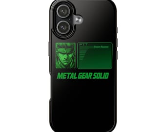 Personalized Metal Gear Solid Codec Phone Case (TPU/Polycarbonate)