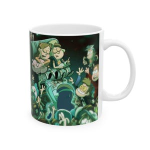 Gravity Falls Mug: Mabel and Dipper Cartoon Art - Gift for Kids