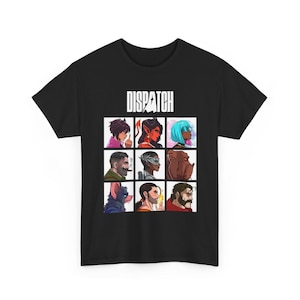 Dispatch Characters Video Game Tee | Gamer T-Shirt