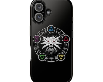 Witcher Signs Phone Case: Schützendes Fantasy-Gamer-Accessoire