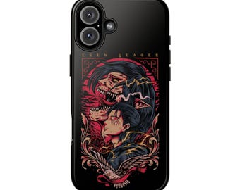 Étui pour téléphone Eren Yeager Art, housse de protection L'Attaque des Titans