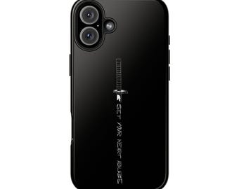 Set Your Heart Ablaze Sword Phone Case, Demon Slayer Protective Cover