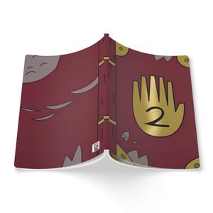 Gravity Falls Journal 2: Cartoon Fan Collectible with Inside Prints