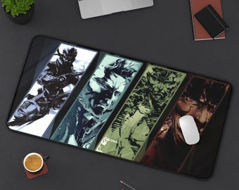 Metal Gear Solid  Mouse Pad, 3 Options, Anti-Slip Desk Mat