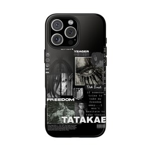 Funda para teléfono de Eren Yeager de Attack on Titan, portada de anime imagen 2