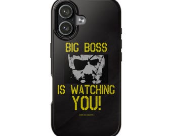 Big Boss Is Watching You Phone Case | Metal Gear Fan Design For The Fans
