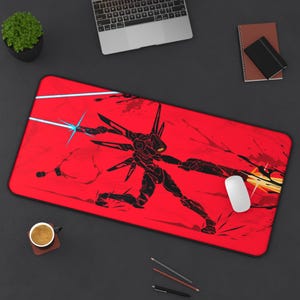 Ultrakill Gaming Desk Mat: V1 Ricoshot XL Neoprene Mouse Pad