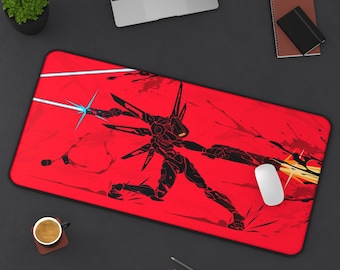 Ultrakill Gaming Desk Mat: V1 Ricoshot XL Neoprene Mouse Pad