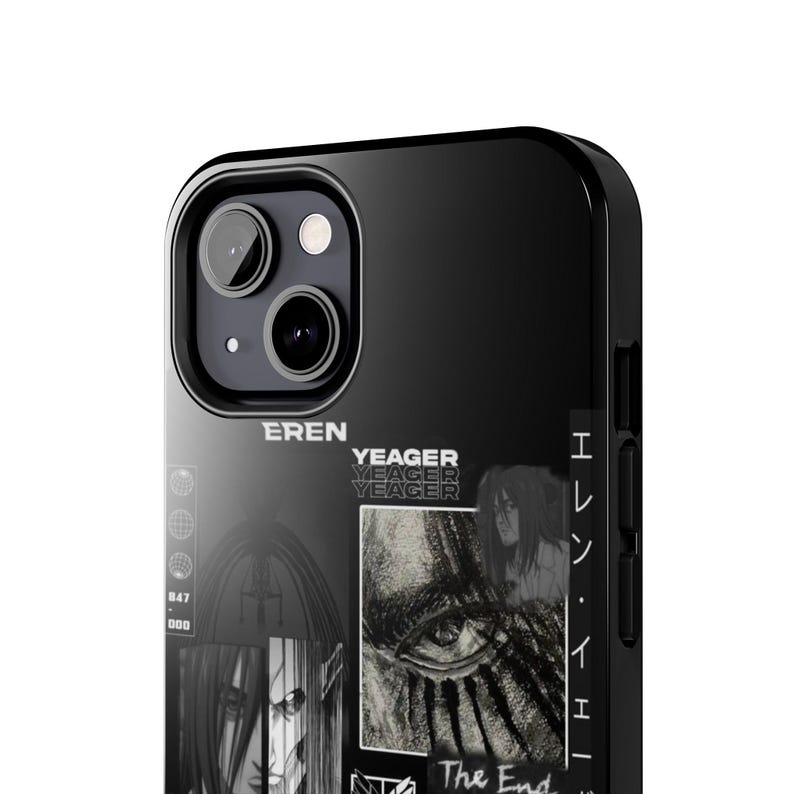 Funda para teléfono de Eren Yeager de Attack on Titan, portada de anime imagen 5