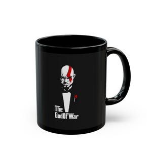 Kratos  Mug, God of War Ceramic Coffee Cup, Gamer Gift, Video Game Merch, Greek Mythology Tea Mug, Unofficial Product