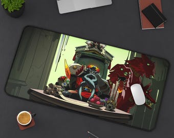 Hades & Cerberus XXL Mouse Pad: Non-Slip Desk Mat