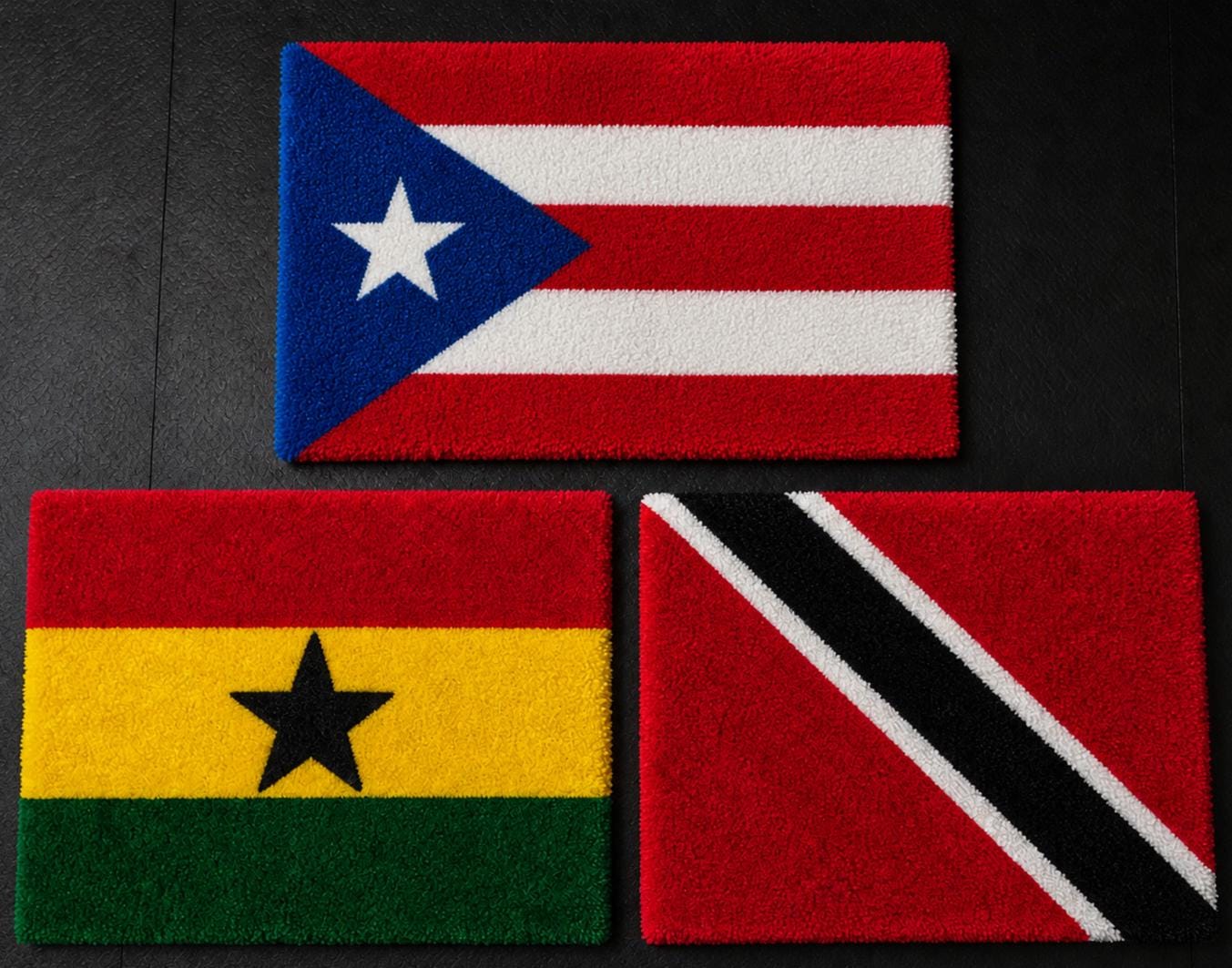 Dominican Rugs Custom Flag Rug | Handmade Tufted Flag Rug | Personalized Country Flag ...