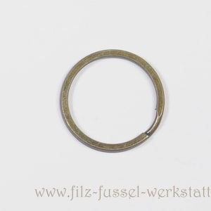 Key ring, split ring, key chain, ring, bronze,