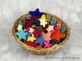 Felted stars, felt stars, 4 cm, 6 cm, 8 cm, great colors, large selection, wool felt, garland, felt, pom pom, for crafting