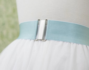 2" light blue satin belt - something blue for the bride!