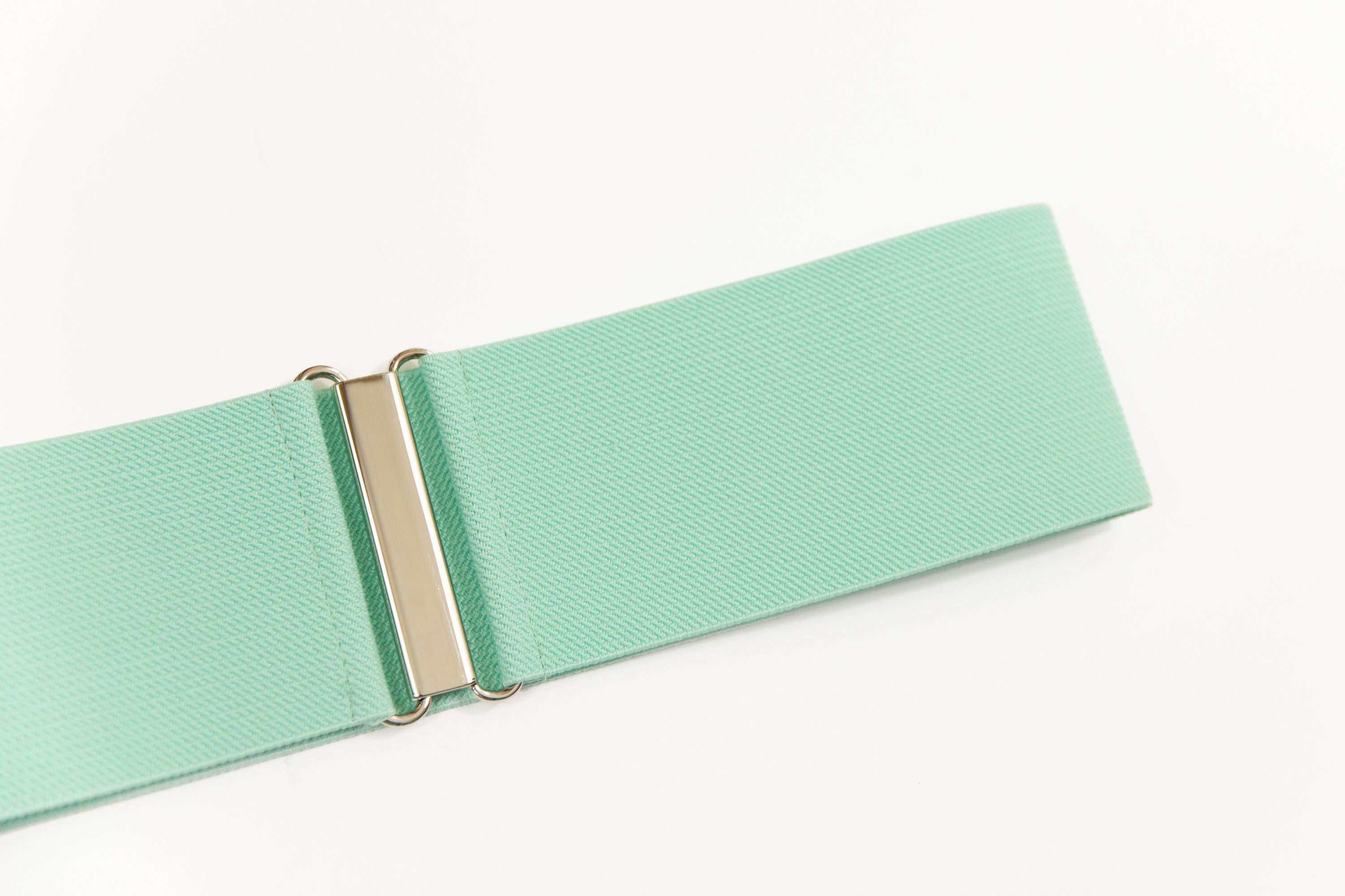4913 Thick Green Cinch Belts For Women Dresses Wide Elastic Stretch Waist Waist Belt Green Wide Belts for Women for sale | eBay main image 4