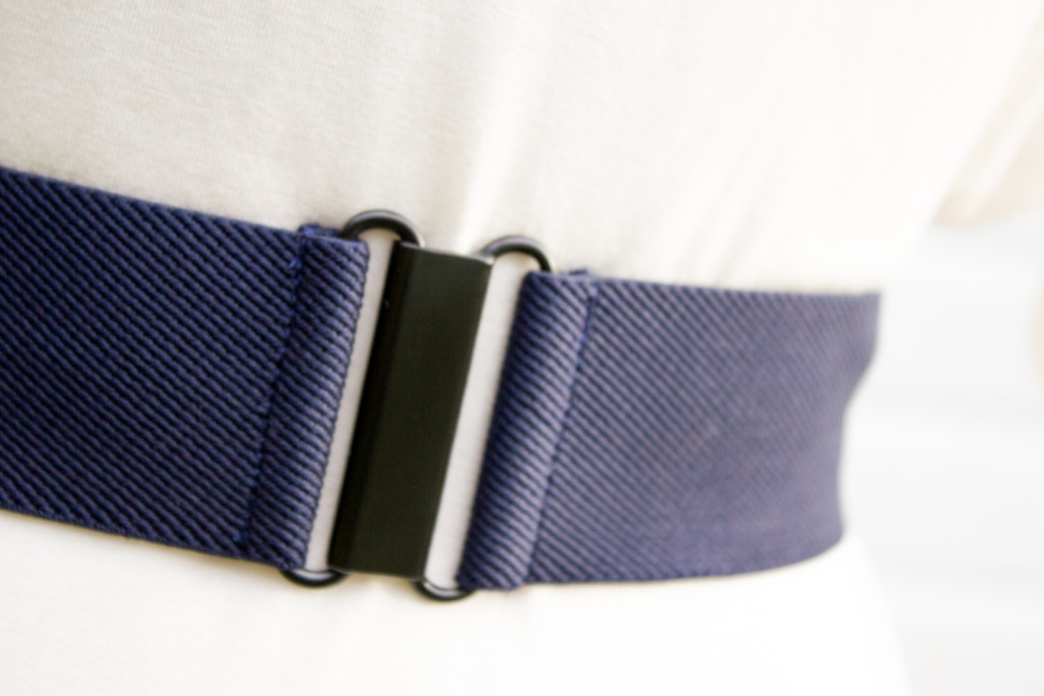 2 navy elastic waist belt for women dark blue cinch Etsy