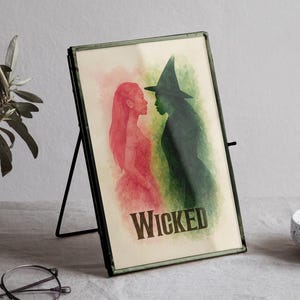 Wicked Musical Movie Glinda & Elphaba Poster - Wicked For Good - Digital Printable Art Wall