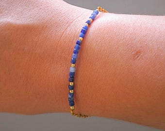 Sodalite fine bracelet