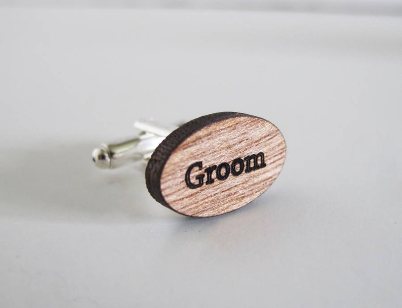 Engraved /'Groom/' Cufflinks
