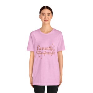 Manifesting Vibe Unisex T-Shirt, Attracting Energy Tee, Law of Attraction Shirt, Positive Affirmation Top, Inspirational Mantra Clothing