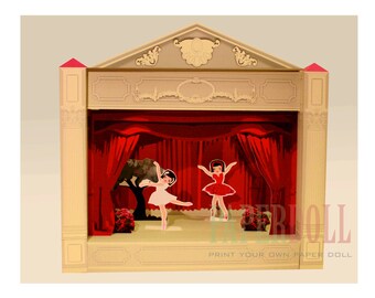 Paper Toy Theater Etsy Paper Toy Theater Etsy