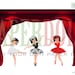 Paper STAGE, Printable Toy, Paper Doll House , Ballerina, Paper Toy ...