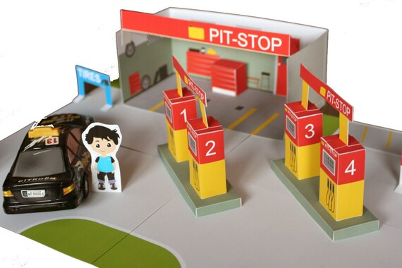 toy car gas station