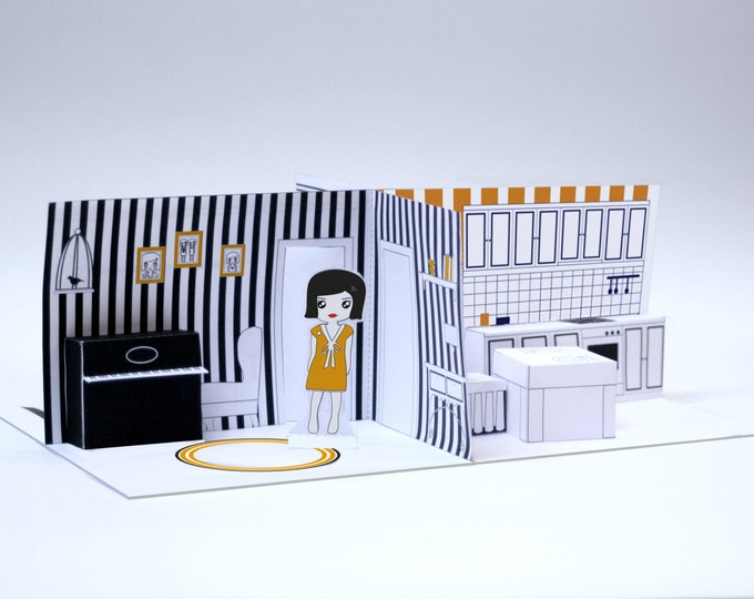 paper dollhouse printables