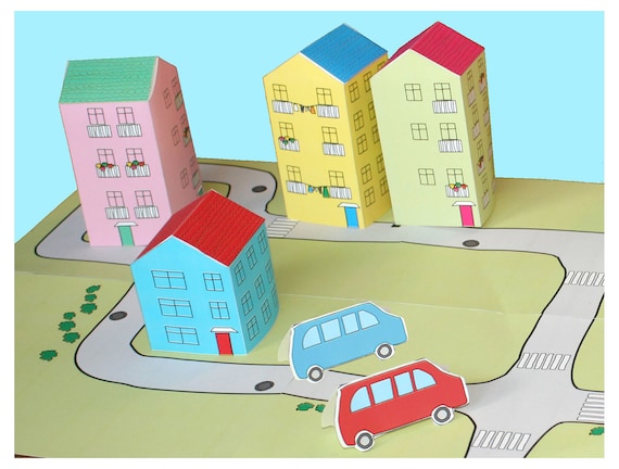 paper doll houses