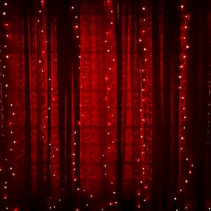 Remote-Controlled LED Curtain Fairy Lights | Christmas Garland String Lights for Indoor & Outdoor Use |Perfect for Parties, Gardens |Wedding