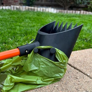 Dog Pooper Scooper - Long Handle, One-Handed, No Bending Pet Waste Tool | The Canine Doody Scooper