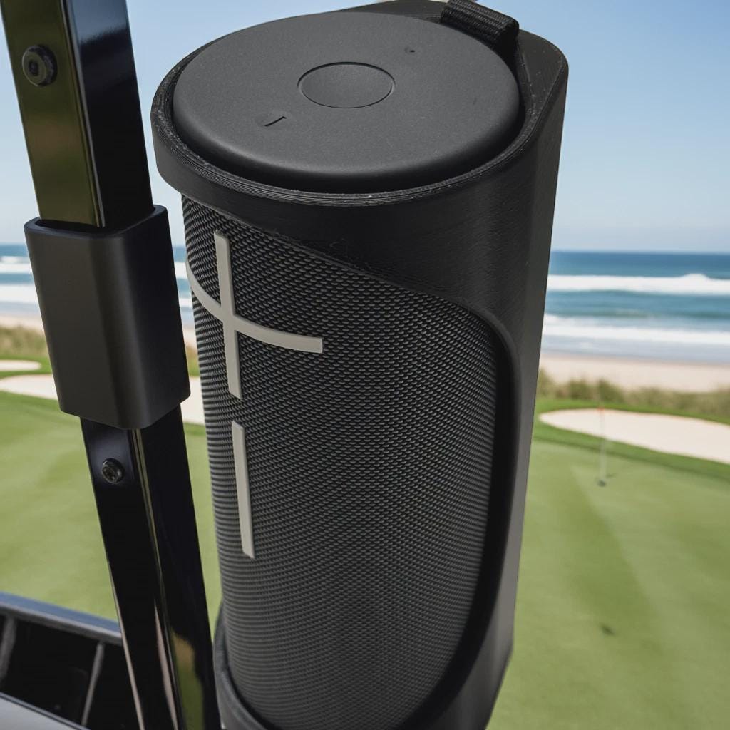 Magnetic Speaker Mount for Ultimate Ears BOOM 3/4 Golf Cart
