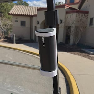 Sonos Roam Magnetic Golf Cart Mount - Portable Speaker Holder, Heat-Resistant