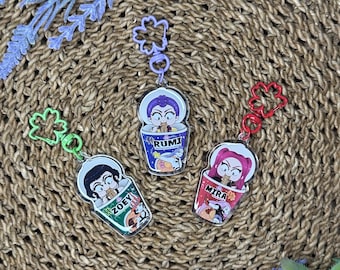 Huntrix Ramen 2.5” Keychains