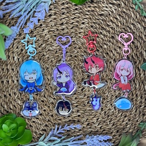 That time I got Reincarnated as a slime 2.5” and 1” Double Keychains