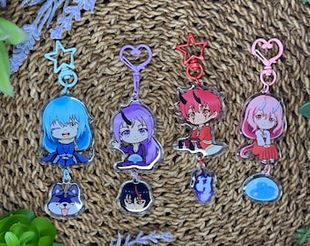 That time I got Reincarnated as a slime 2.5” and 1” Double Keychains