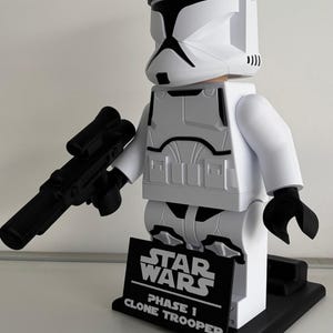 XXl Brick Huge Star Wars Clone Trooper Phase 1 - 10/1