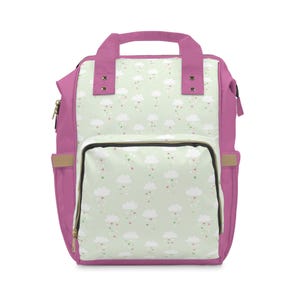 Whimsical Cloud Diaper Backpack | Stylish Baby Bag, Functional & Versatile, Perfect for Mothers, Baby Showers, Daily Use, Travel