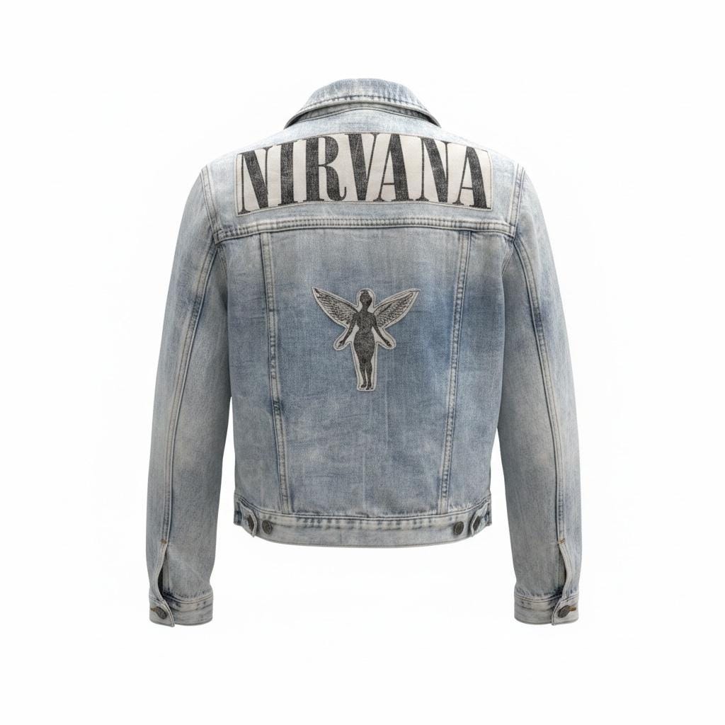 Nirvana Denim Jacket - Etsy