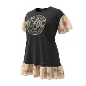 band t shirt dress plus size Wholesale Plus Size Dress Black Plus Size Thong Metal Rock Band... From Styliva7, Rs.3,662.82