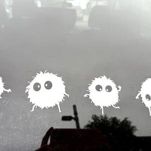 Coupe précise | Haute qualité | Lapin Ghibli Totoro Suie Spirit Dust | Vinyle Susuwatari | Sticker autocollant | Gobelets Voitures Ordinateurs portables | Imperméable