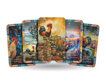 Oracle du prince coq - 22 cartes Oracle - Réveillez l'âme endormie