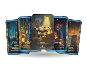 Oracle The Merchant's Treasure - 22 cartes Oracle - La richesse cachée à l'intérieur