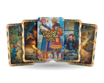 L'homme intelligent et simple Oracle - Une parabole de Breslov - 22 cartes Oracle - Deux chemins, une vérité
