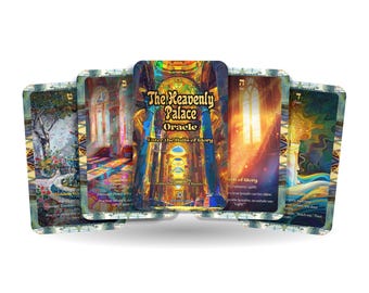 Le jeu du Palais céleste - Entrez dans les couloirs de la gloire - 22 cartes Oracle - Explorez les mondes supérieurs