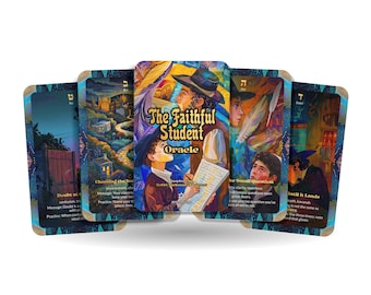Oracle de l'étudiant fidèle - 22 cartes Oracle - Apprendre avec humilité