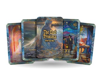 Oracle de la princesse perdue - 22 cartes Oracle - À la recherche de l'âme de l'exil