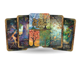 L'arbre de vie Oracle de Breslov - Des racines dans le ciel, des branches sur la terre - 22 cartes Oracle - Croissance kabbalistique